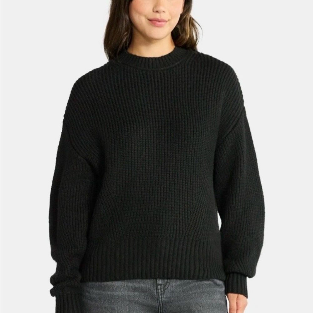 Signature8 Black Crew Neck Sweater